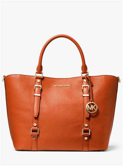 michael kors geldbeutel bedford|Michael Kors leather tote bag.